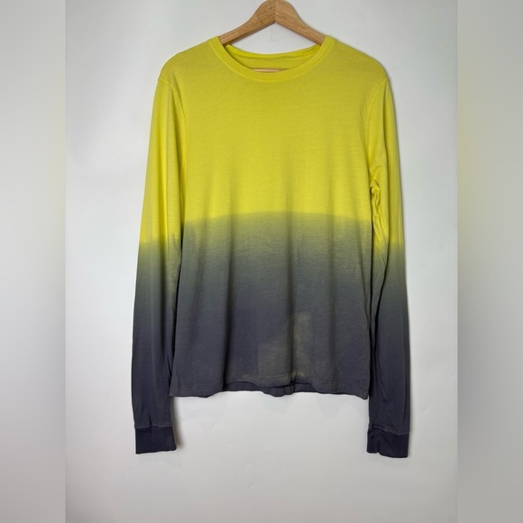 Wolf Vs Goat Long Sleeve Ombré T-shirt - Picture 1 of 6